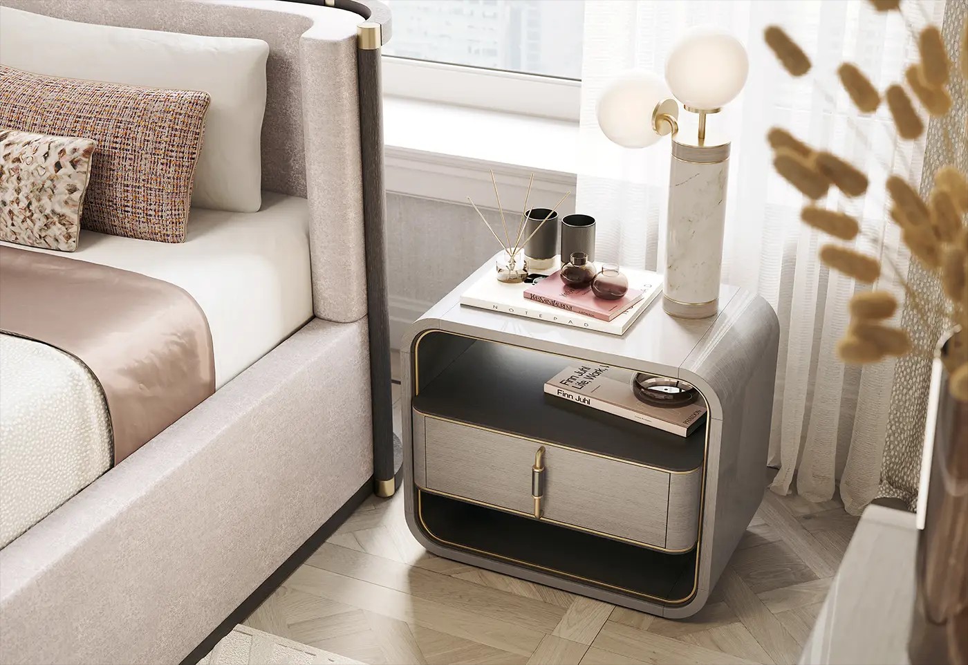 COLMAR - Bedside Table