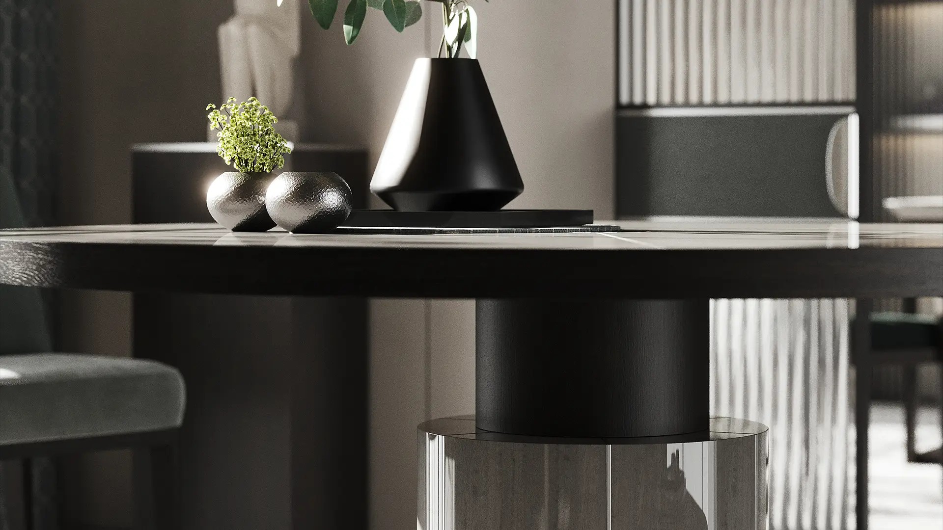RAIPUR - Pedestal Table