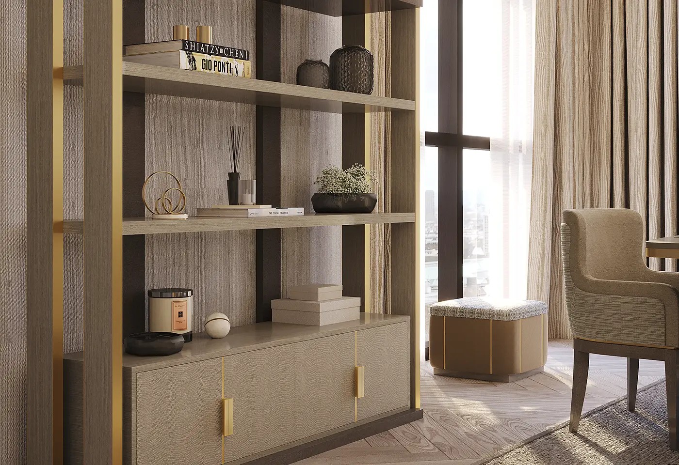 NAPIER - Bookcase