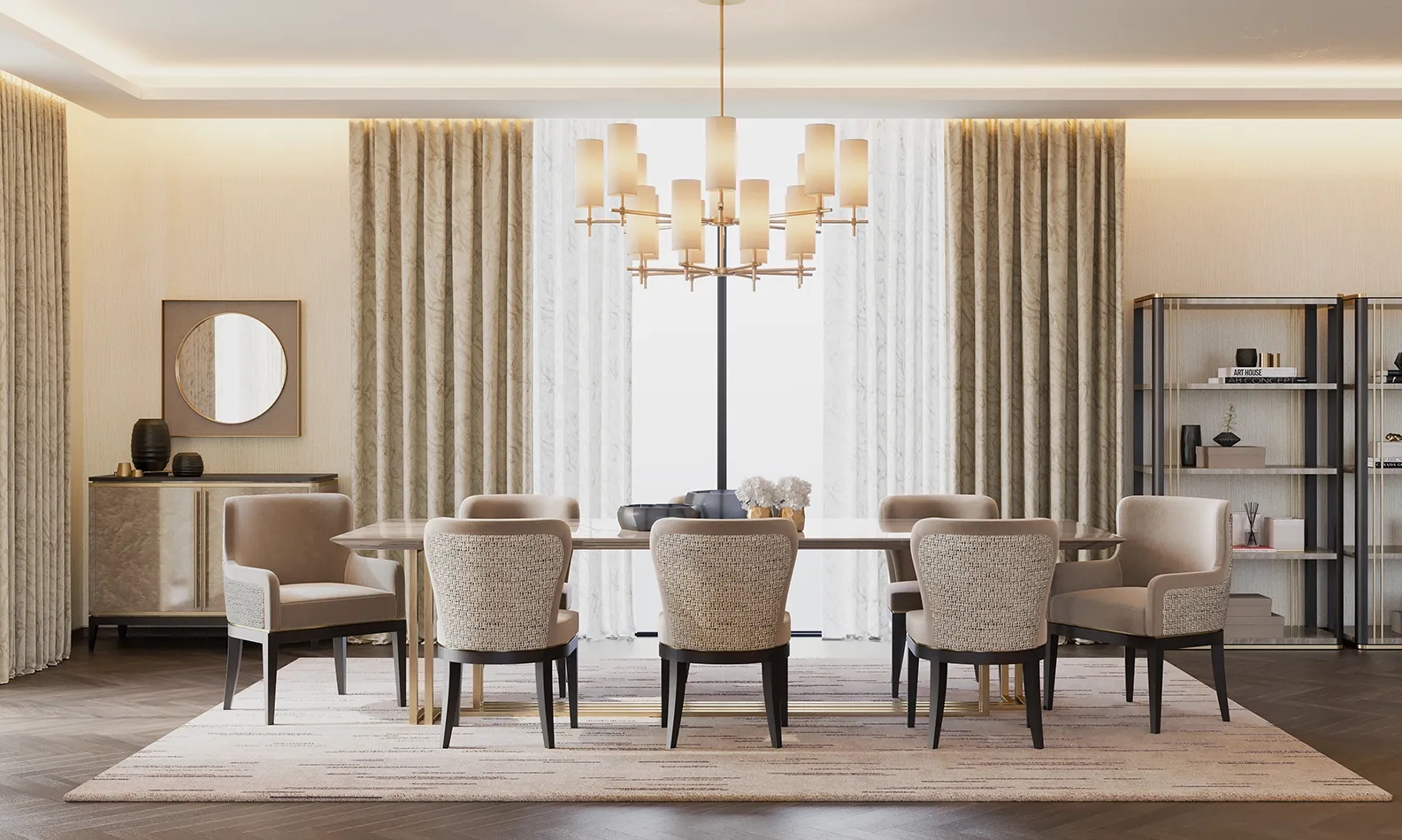 ESSENTIAL PIECES FOR DECADENT DINING - Dining Rooms