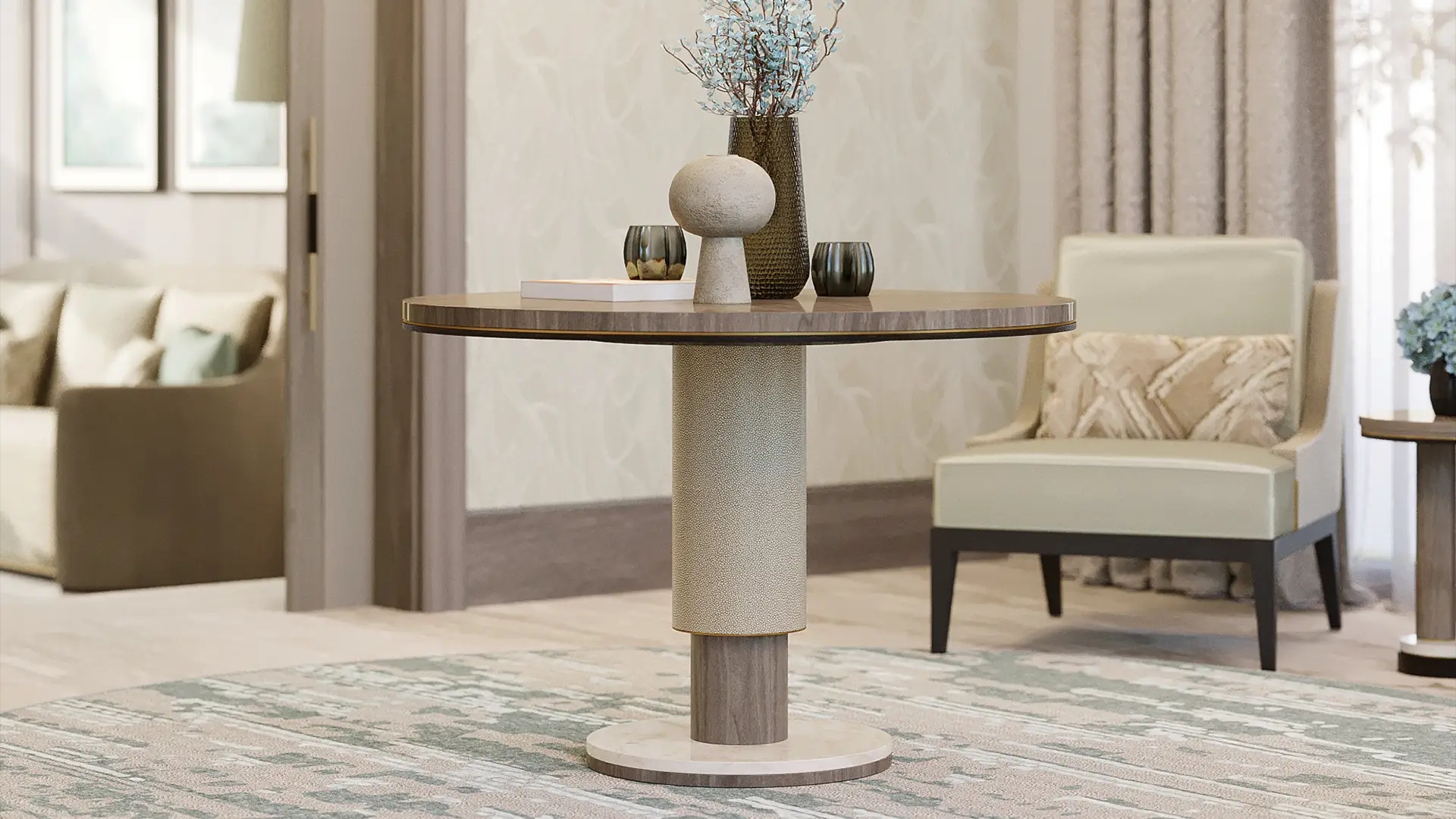 CADIZ - Pedestal Table