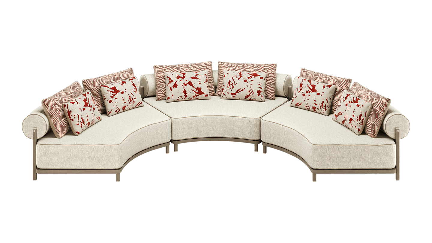 Saint-Tropez Curved Sofa | Frato