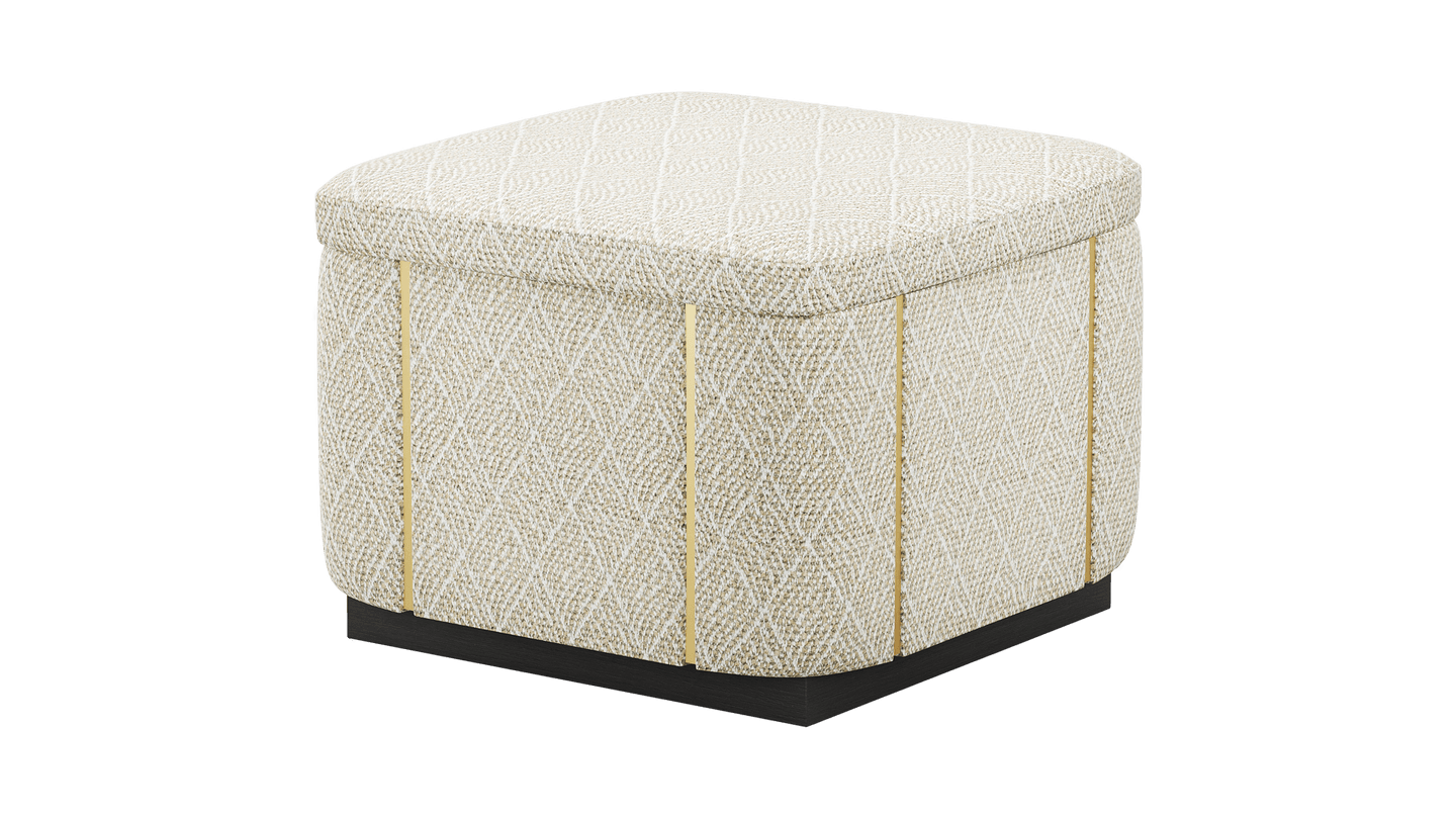 Cubic Stool Ubud Stool | Geometric Upholstered Accent by Frato | Frato